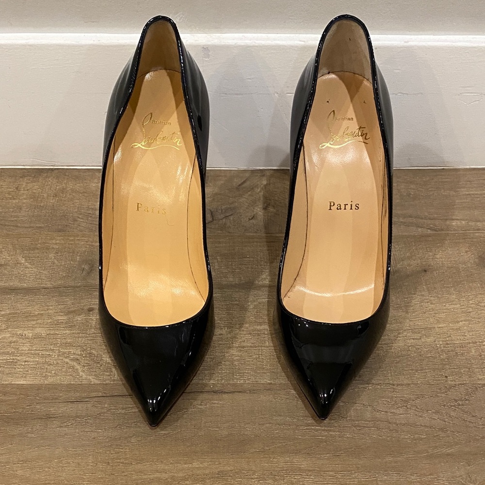 Christian Louboutin Glossy Black Heels